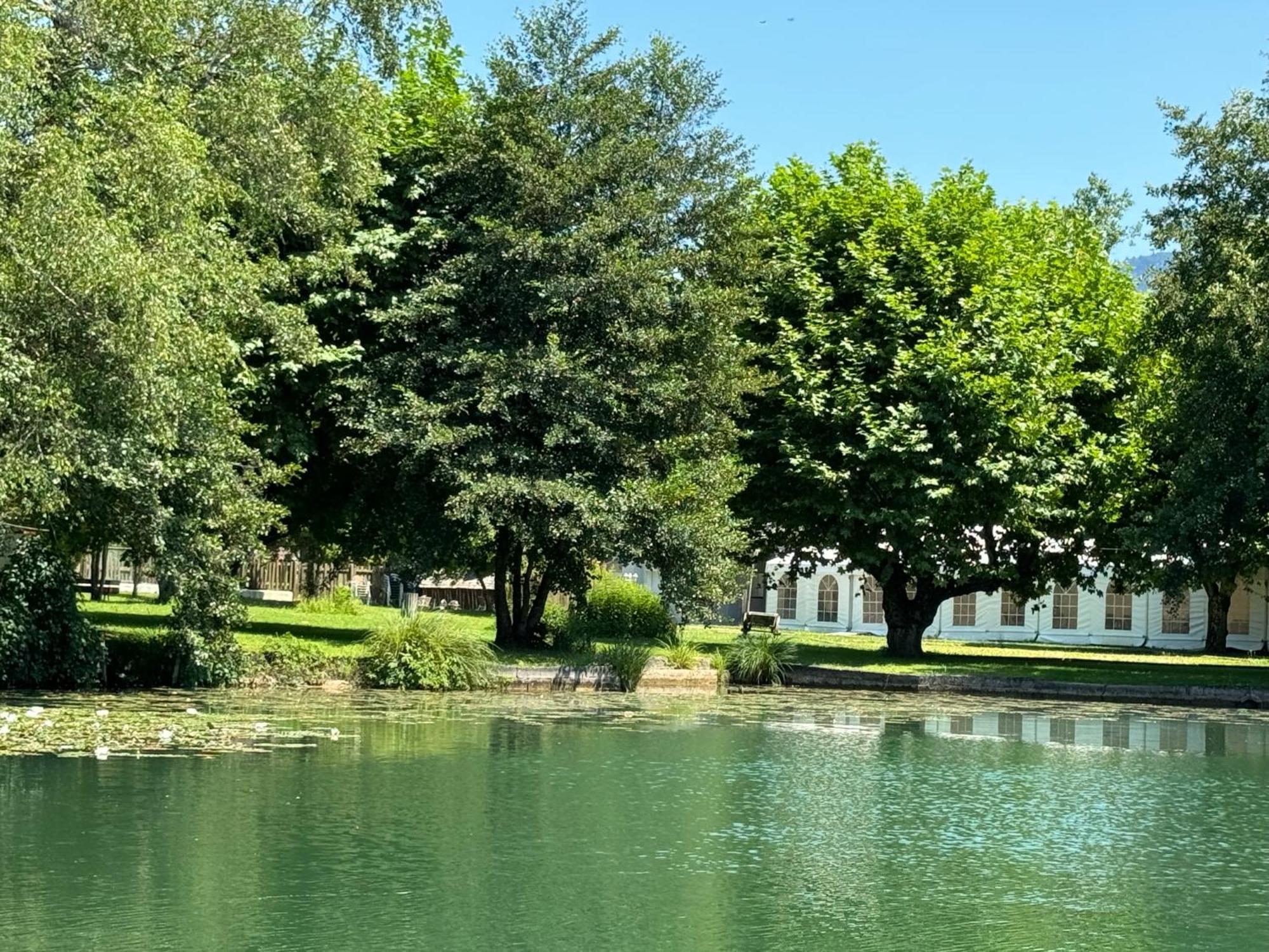 Les Lodges Du Lac Saint-Alban-de-Montbel Buitenkant foto